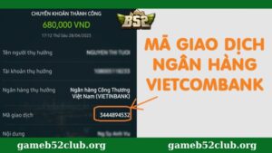 Mã giao dịch ngân hàng Vietcombank